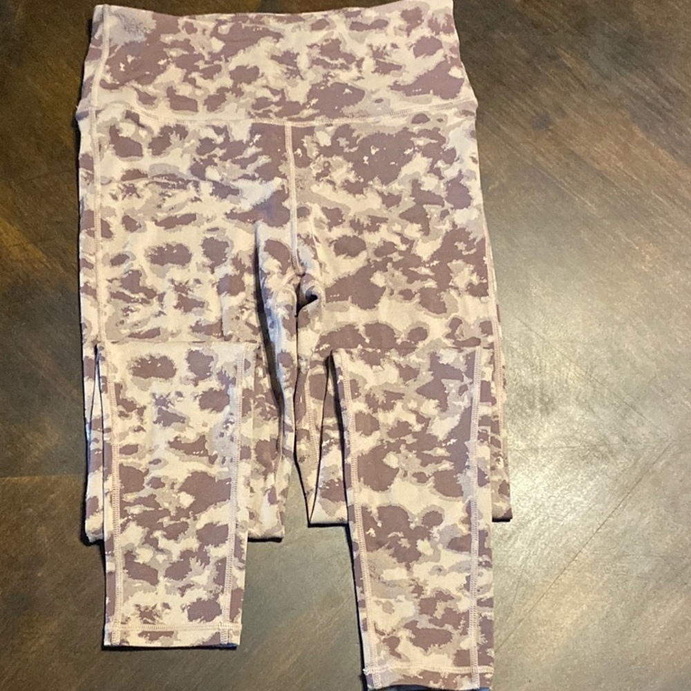 Mono B Pink and Purple Leggings with High Waist
